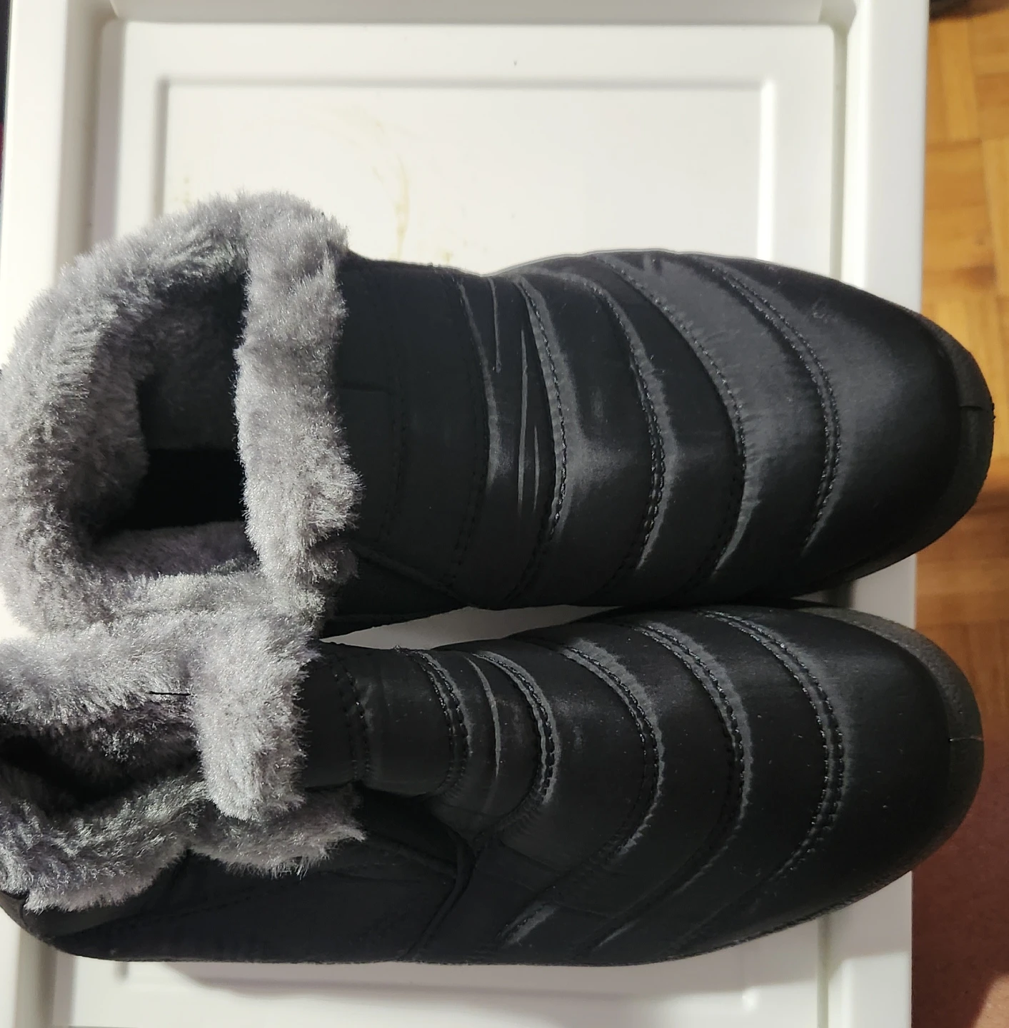 Black Winter Boots with Fur Lining - photo 3