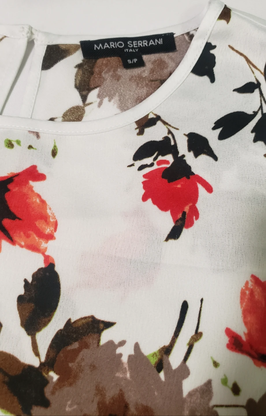 Like New Women's Mario Serrani Red White Tops - photo 3