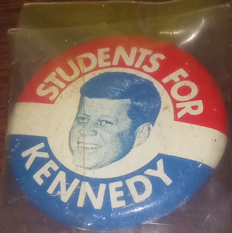 Students for Kennedy 1960s Original Inauguration Campaign Pin