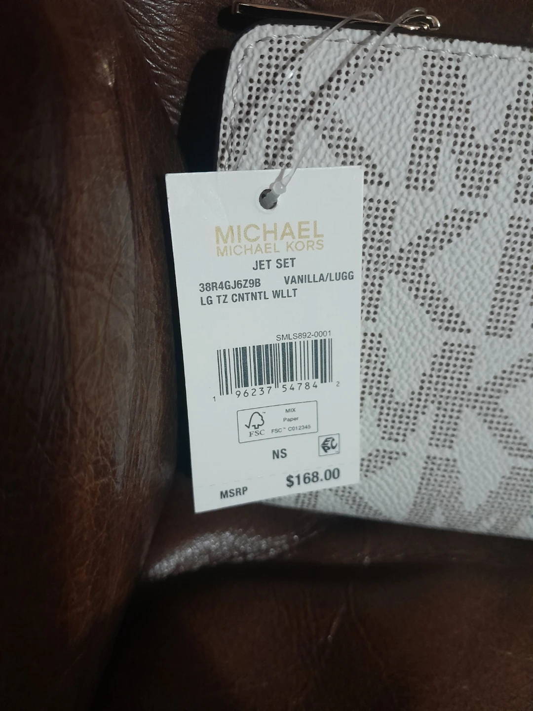 Michael Kors Jet Set Vanilla Logo Continental Wallet - photo 2