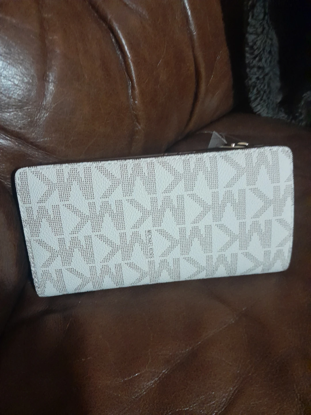 Michael Kors Jet Set Vanilla Logo Continental Wallet - photo 5