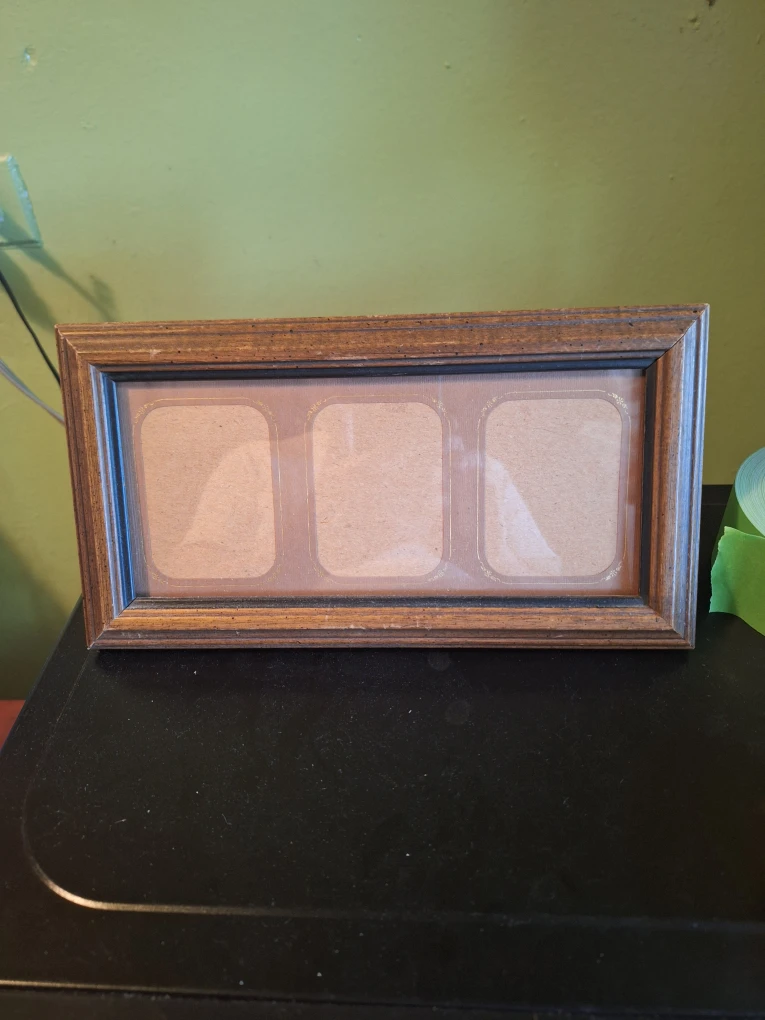 Wooden Triple Photo Frame - photo 2