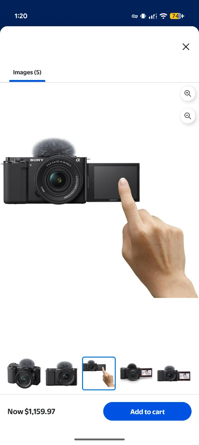 Sony Alpha ZV-E10 Mirrorless Camera with 16-50mm Lens - photo 2