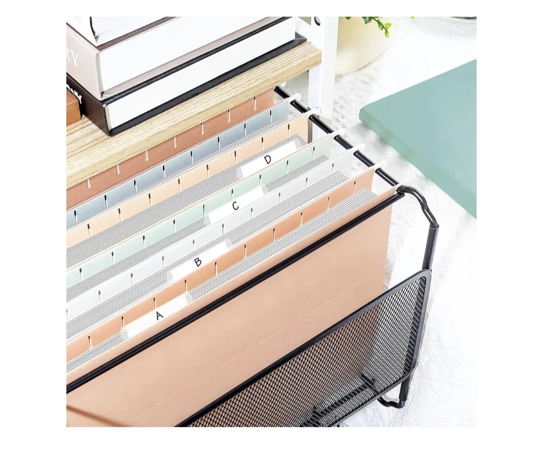 SUNEE Letter Size Hanging File Folders - 25 Pack Pastel Colors - photo 4