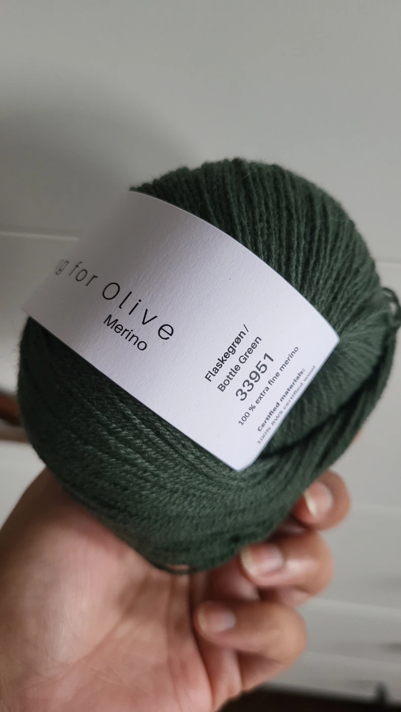4 x Knitting for Olive Merino Wool Yarn - Bottle Green