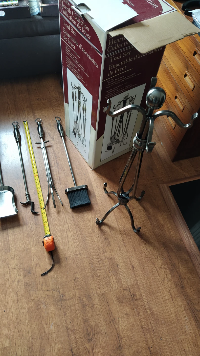 Hearth Collection 4-Piece Fireplace Tool Set - photo 3