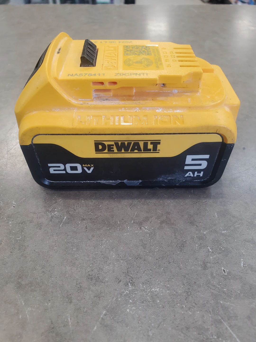 DeWalt 20V MAX 5Ah Lithium Ion Battery