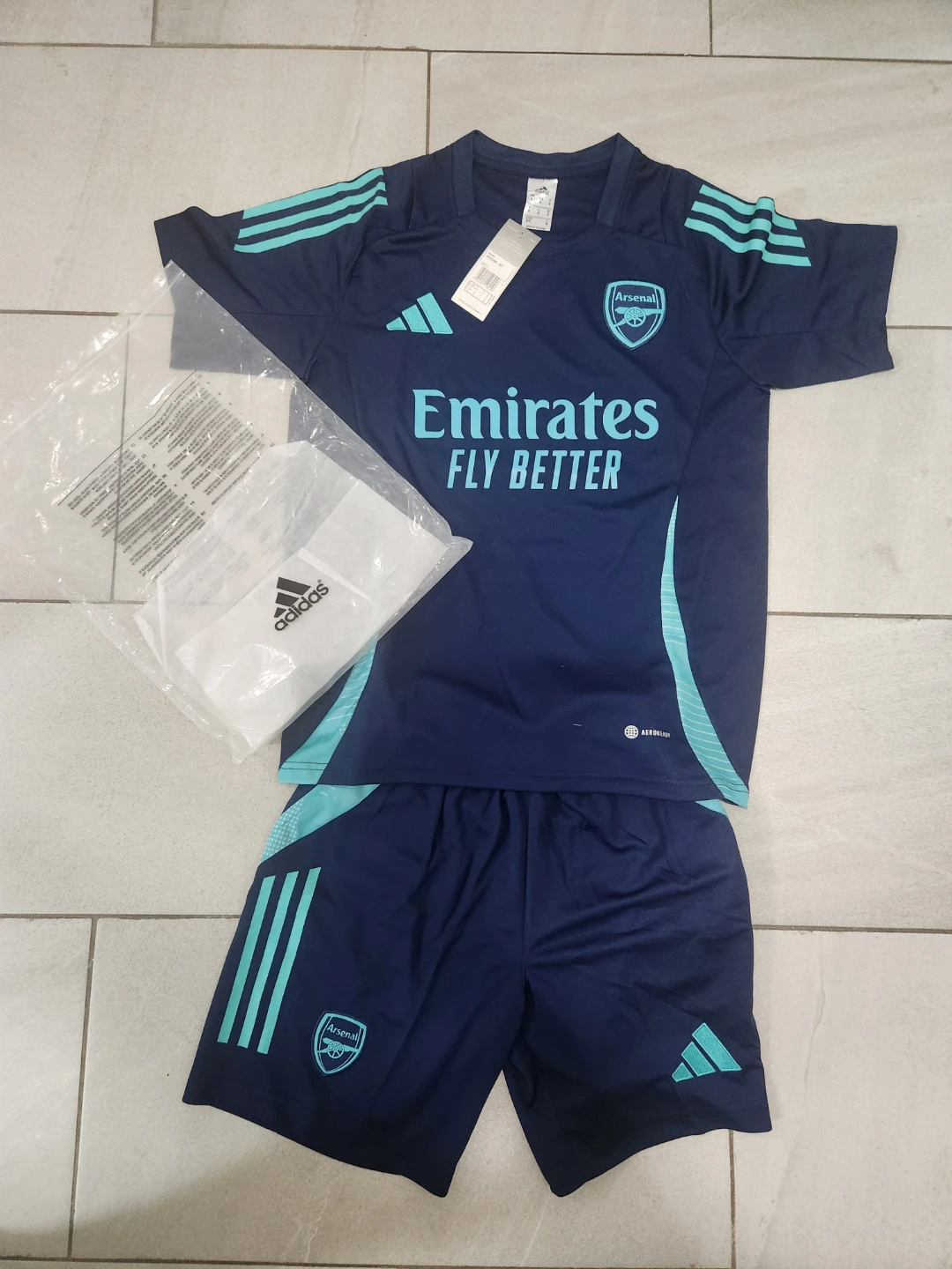 Adidas Arsenal JSY Jersey and Shorts Set