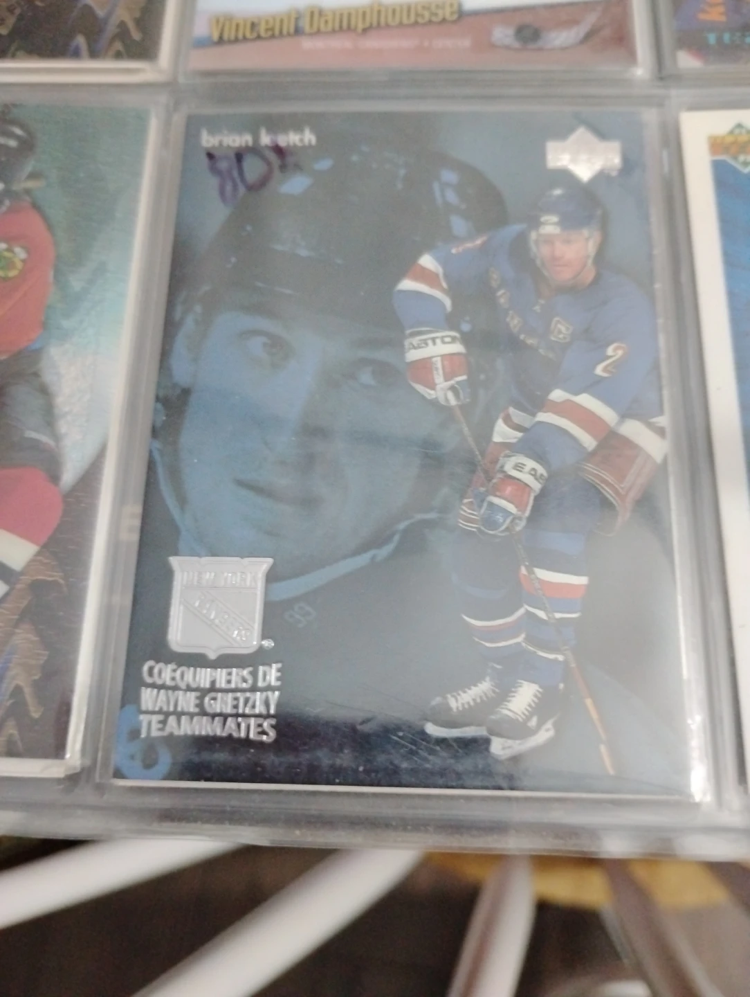 1999-2000 Upper Deck Wayne Gretzky Teammates Brian Leetch Card
