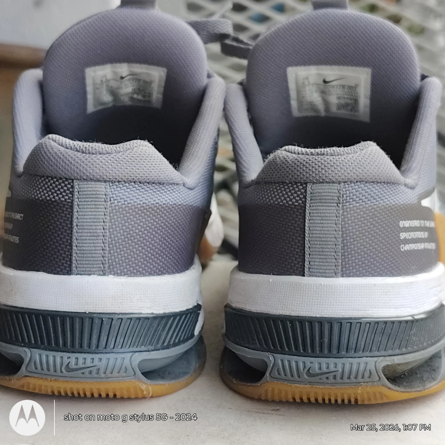 Nike Metcon 8 Shoes Grey/White US 8.5 - photo 5