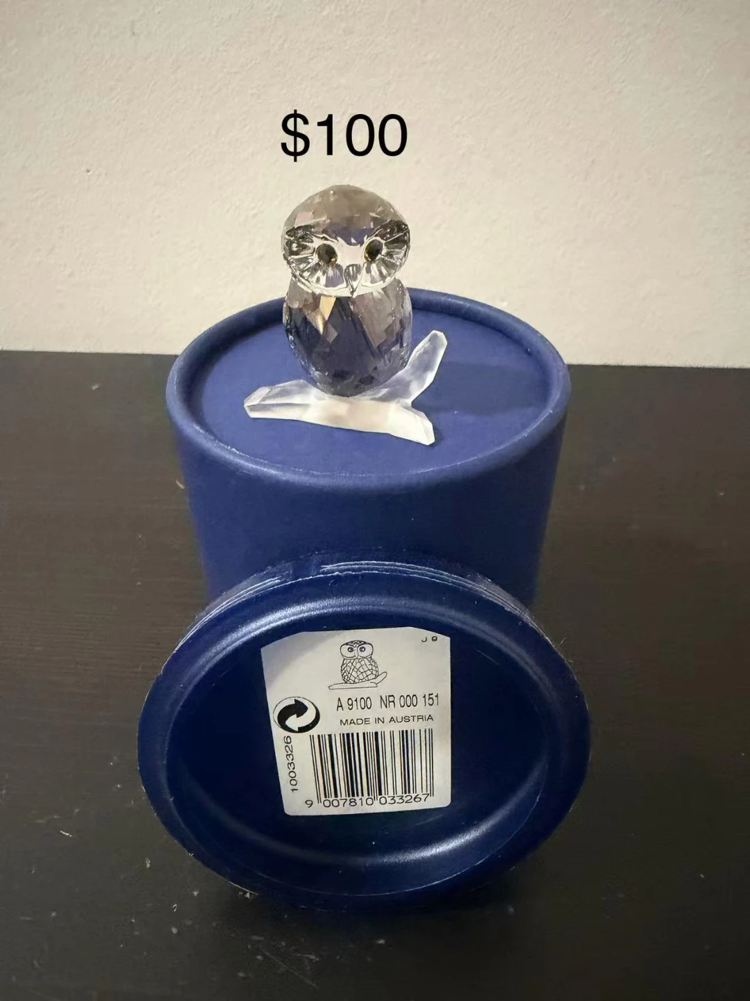 Swarovski Crystal Figurines (Seahorse, Bird, Owls) - photo 3