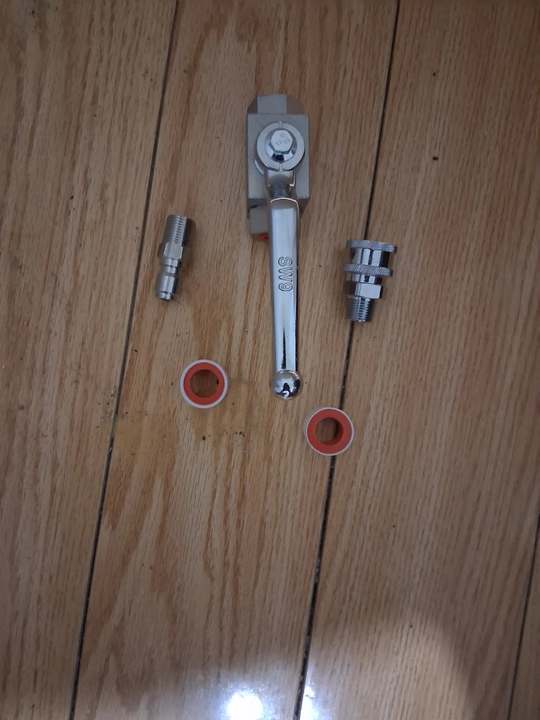 Ball Valve with Quick Connectors and Teflon Tape - photo 2