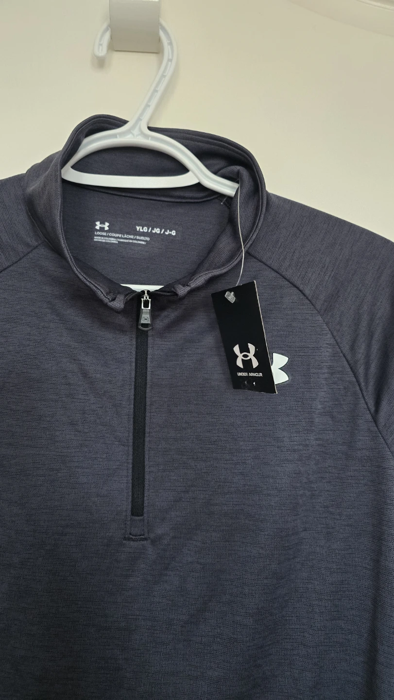 NEW Under Armour Youth Long Sleeve Half-Zip Shirt - photo 2