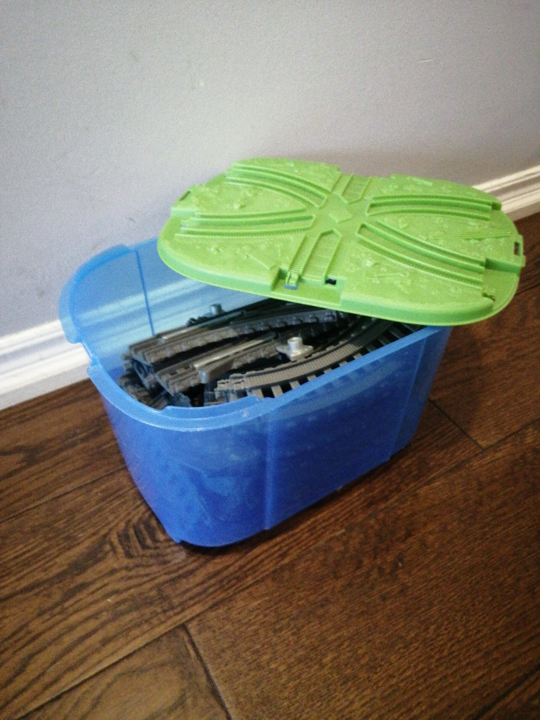 Train Track Storage Box and Tracks - photo 3