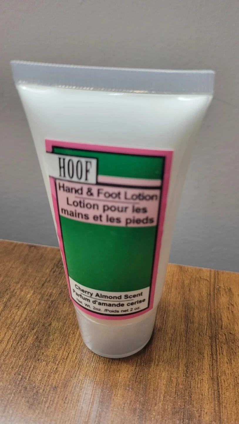 HOOF Hand & Foot Lotion - Cherry Almond Scent (2oz)