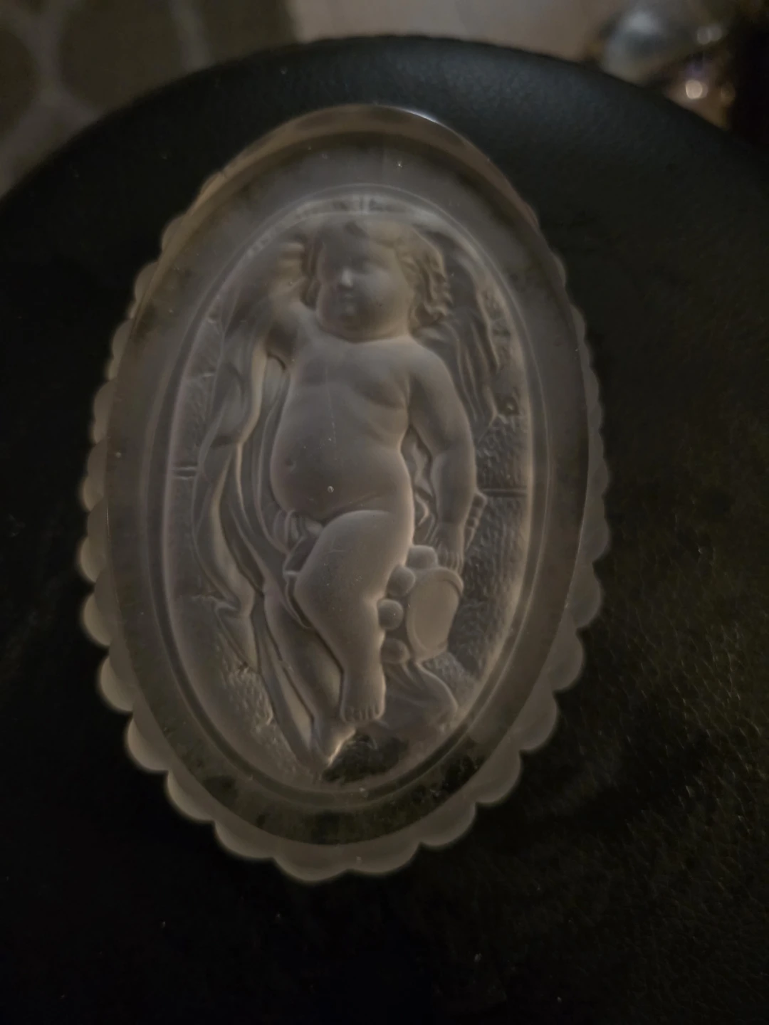 Antique cheurb Gillinder and Son 1876 paperweight