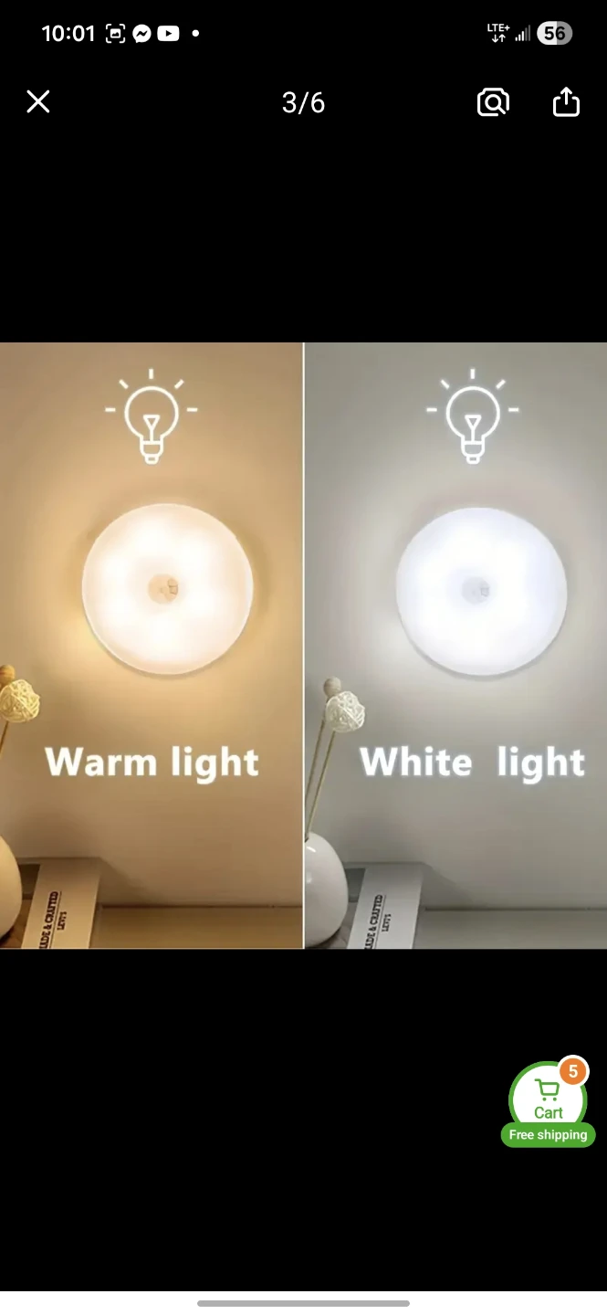 Motion Sensor LED Night Light