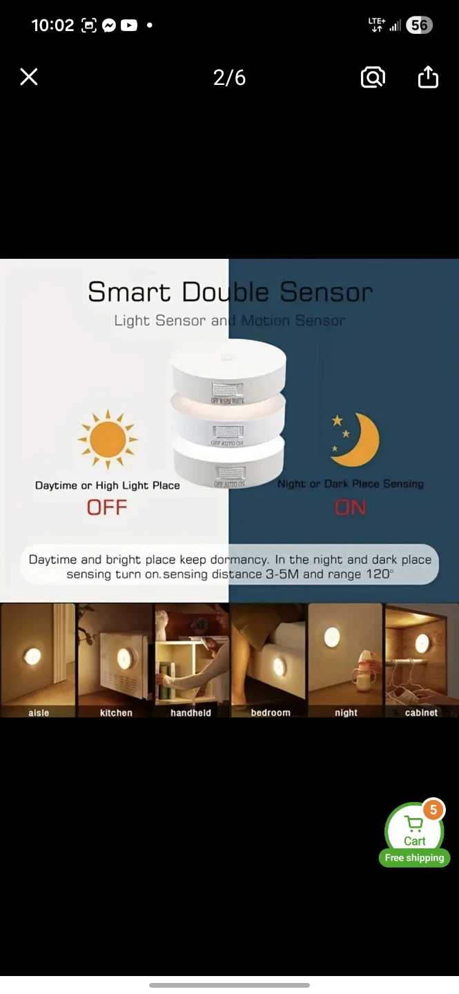 Motion Sensor LED Night Light - photo 2