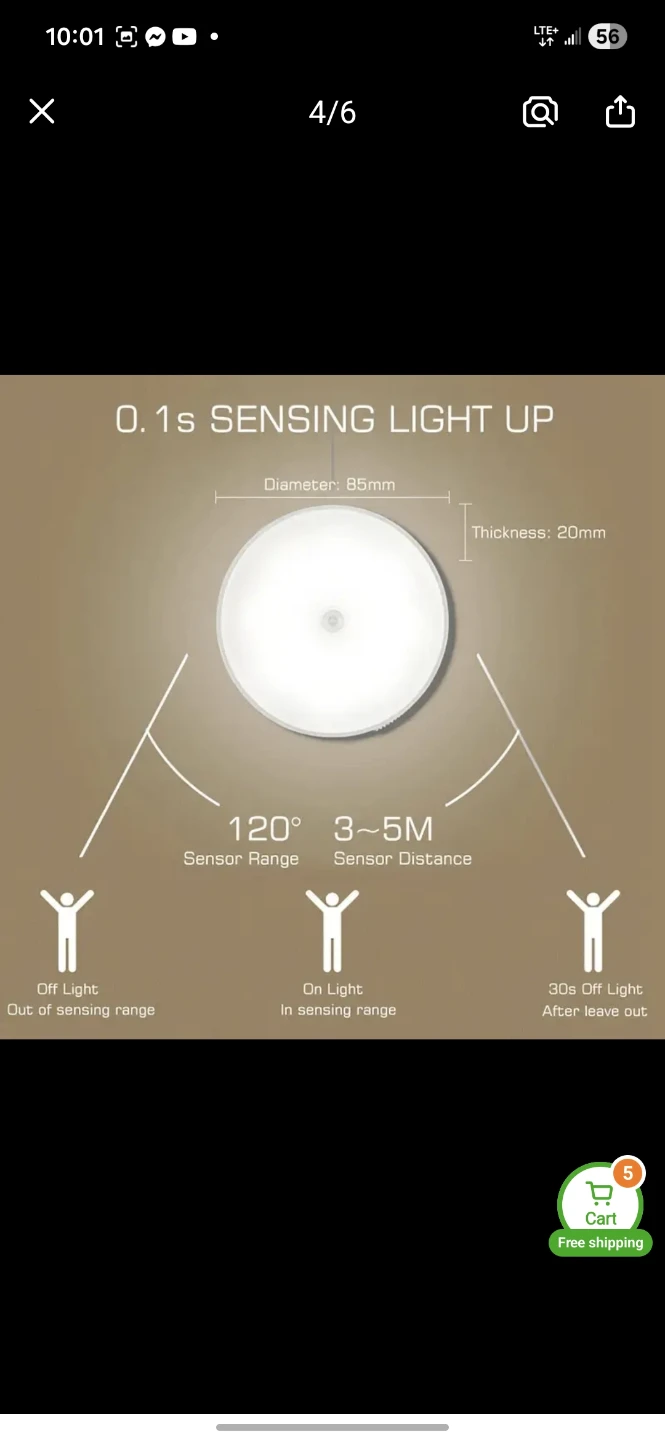 Motion Sensor LED Night Light - photo 3