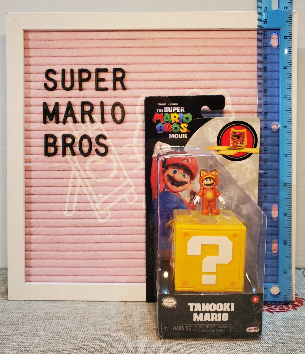 Super Mario Bros. Movie Tanooki Mario Figure
