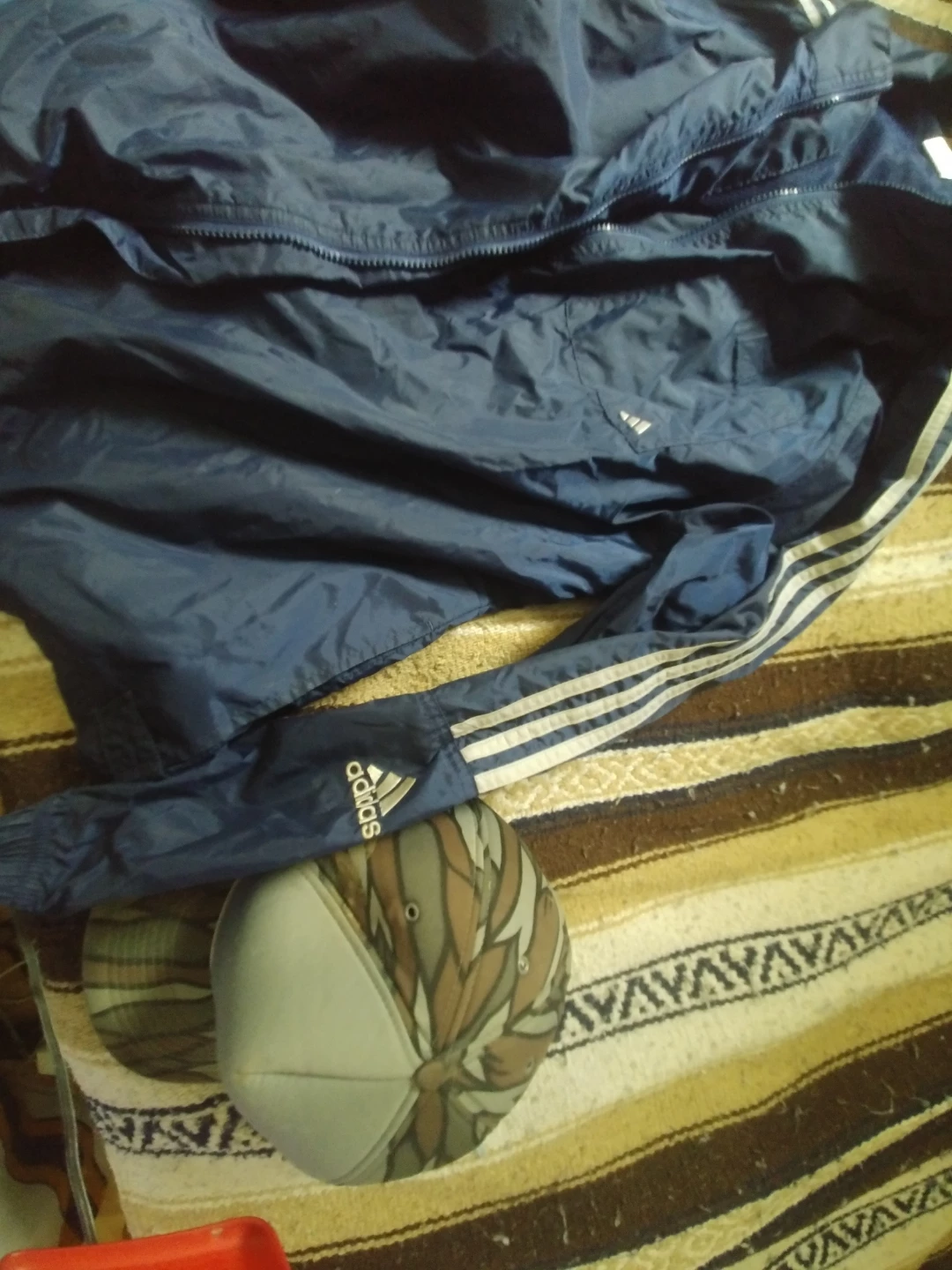 Mens Adidas rainjacket& camouflage cap - photo 3