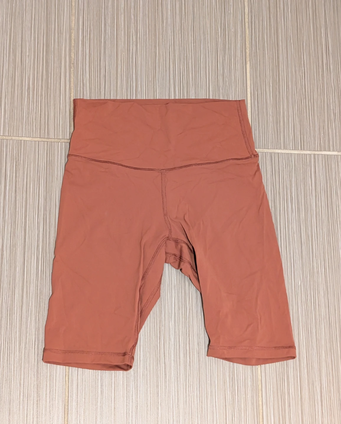 Lululemon Align Bike Shorts (S) - Terracotta