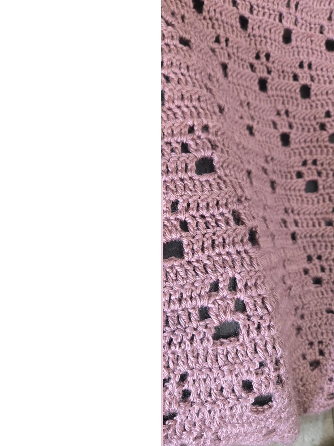 Handmade Crocheted Paw Print Throw - photo 2