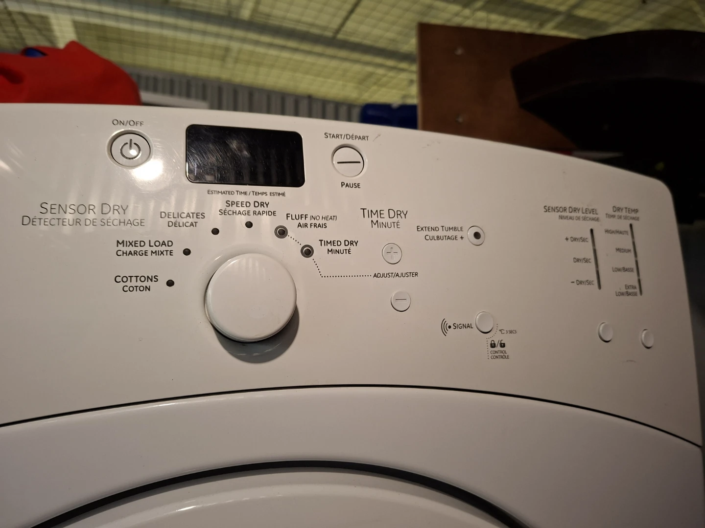 GE White Electric Dryer - photo 2