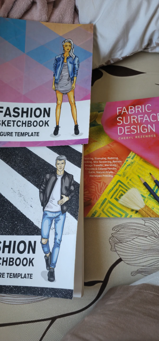 Fashion Sketching & Textile Design Books – Set of 3