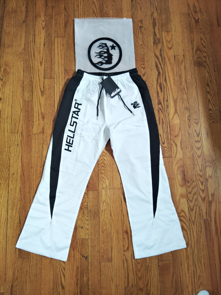 Hellstar White and Black Track Pants - photo 2