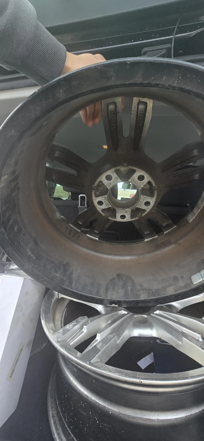 17" Silver Split-Spoke Alloy Rims - Set of 4 - photo 2