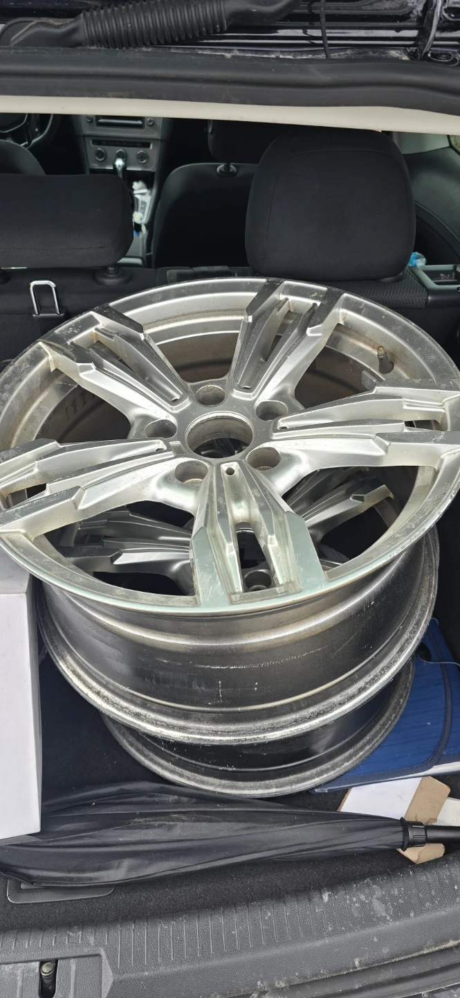 17" Silver Split-Spoke Alloy Rims - Set of 4 - photo 3