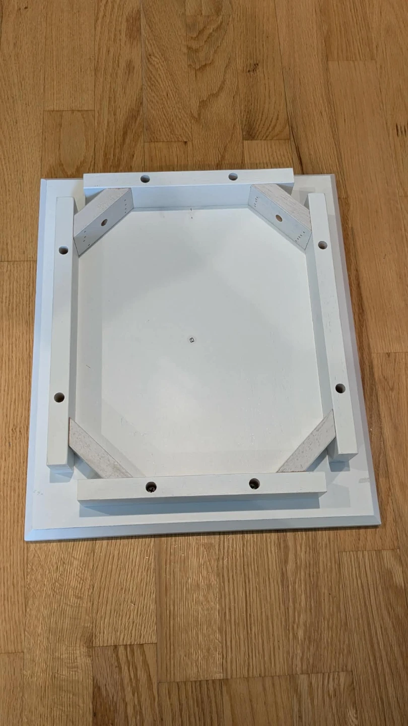 White Square Display Stand 14" x 16" - photo 2