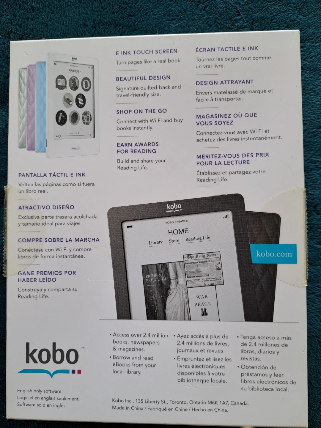 Kobo Touch Edition E-Reader - photo 5