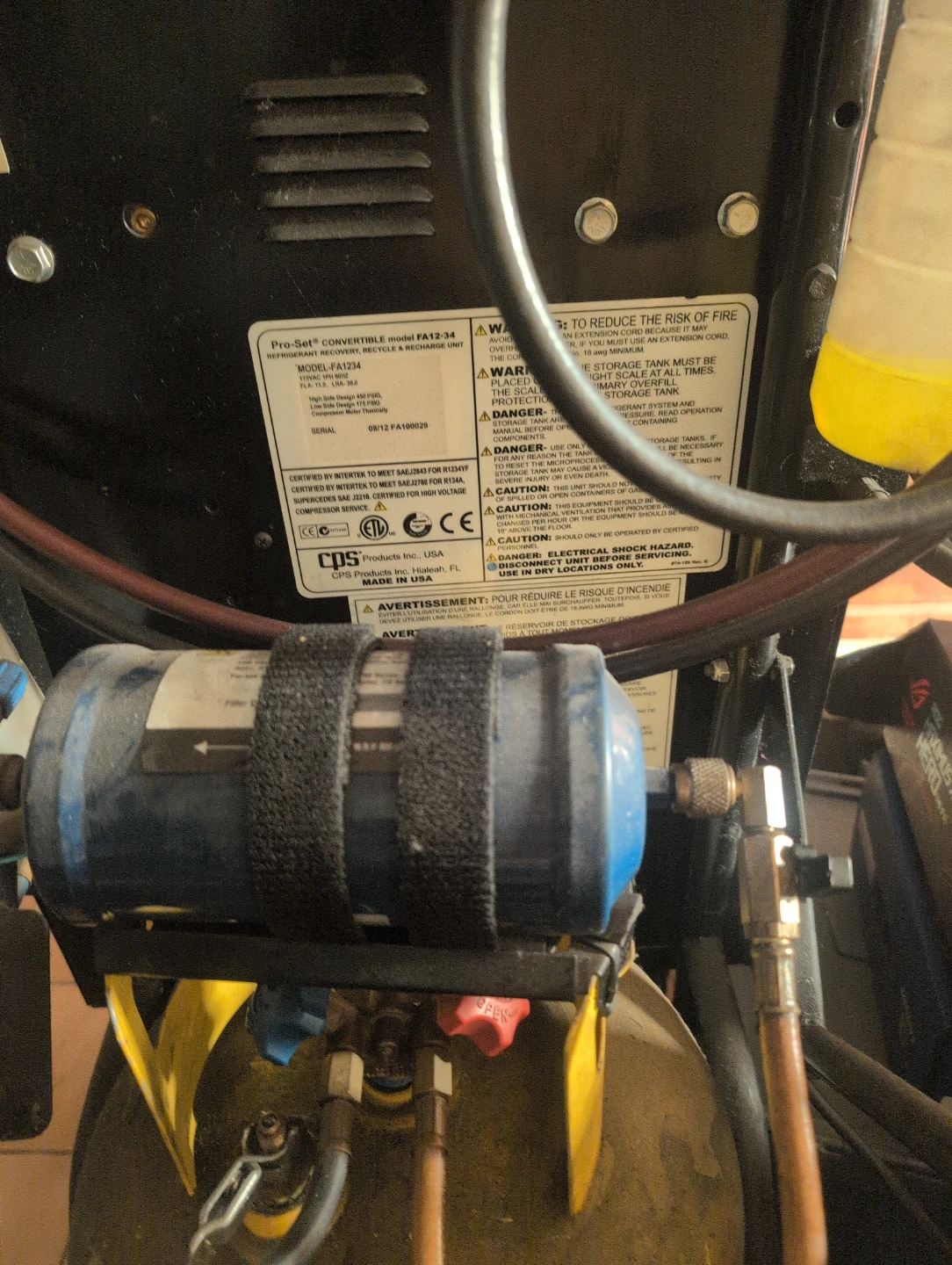 CPS "MACH 7" Pro-Set Convertible Refrigerant Machine - photo 3