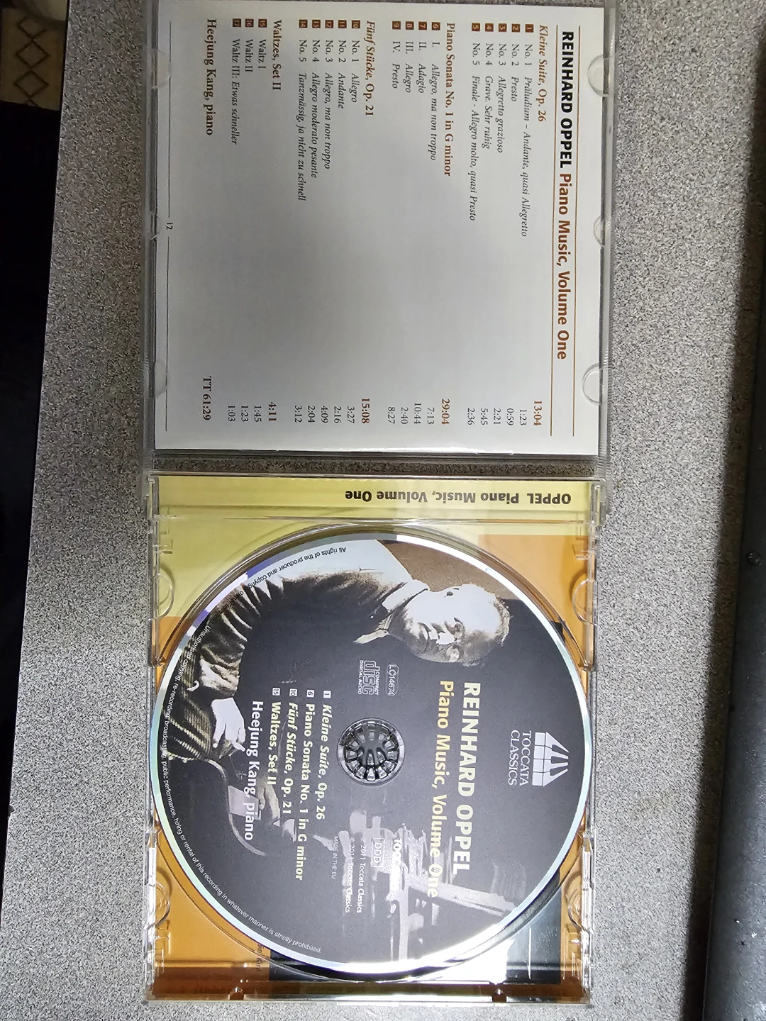 Reinhard Oppel Piano Music Vol. 1 CD - photo 2
