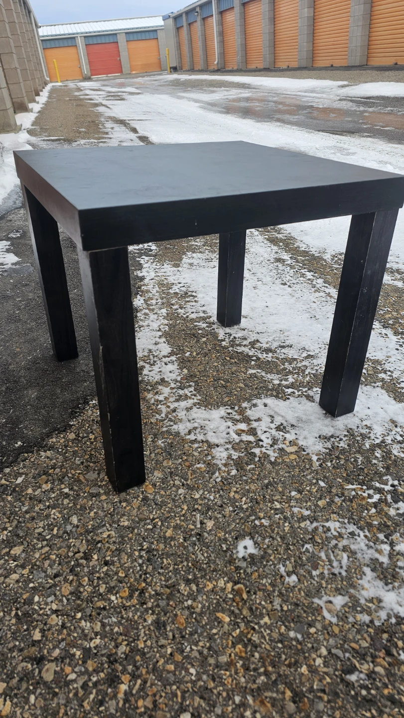 Black Side Table
