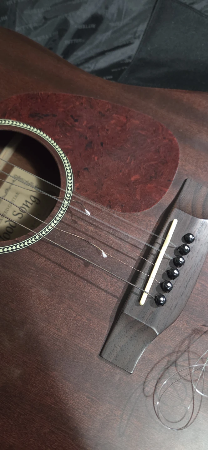 Wood Song WM-100 Acoustic Guitar with Capo - photo 2