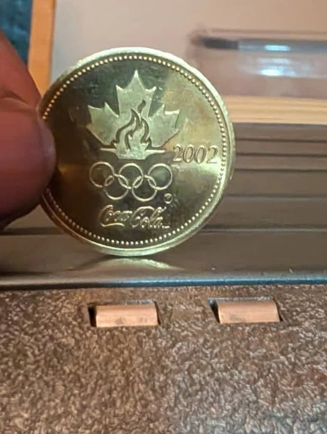 Coca-Cola 2002 Canadian Olympic Team Coin