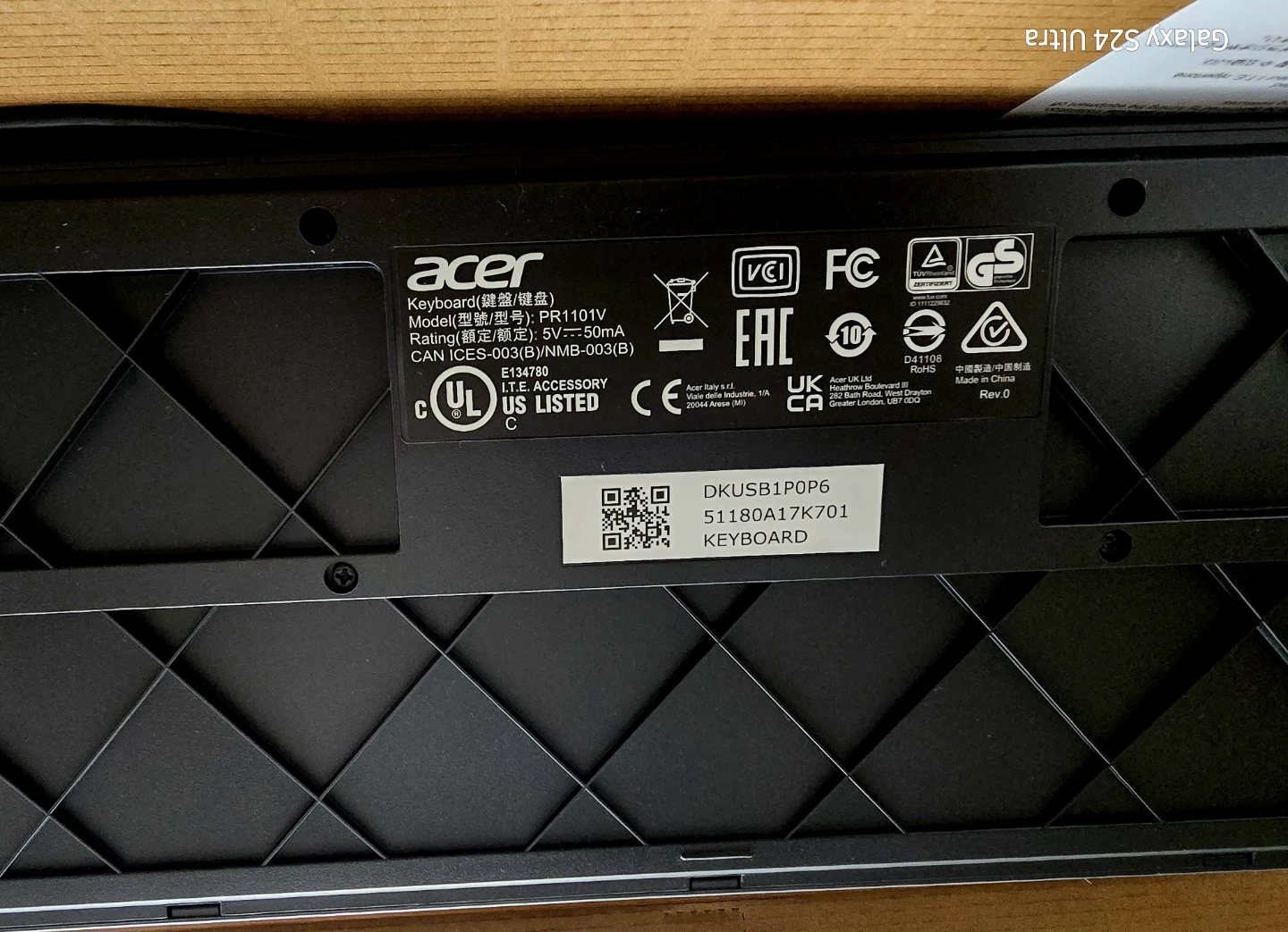 Acer Model PR1101V Computer Keyboard NIB - photo 5