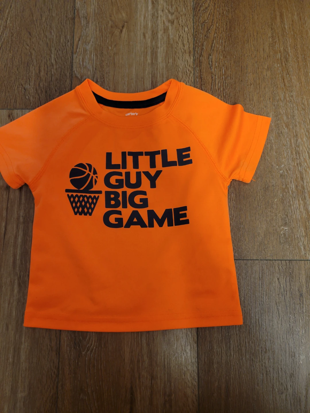 Carter's Little Guy Big Game Orange T-Shirt Size 18 Months