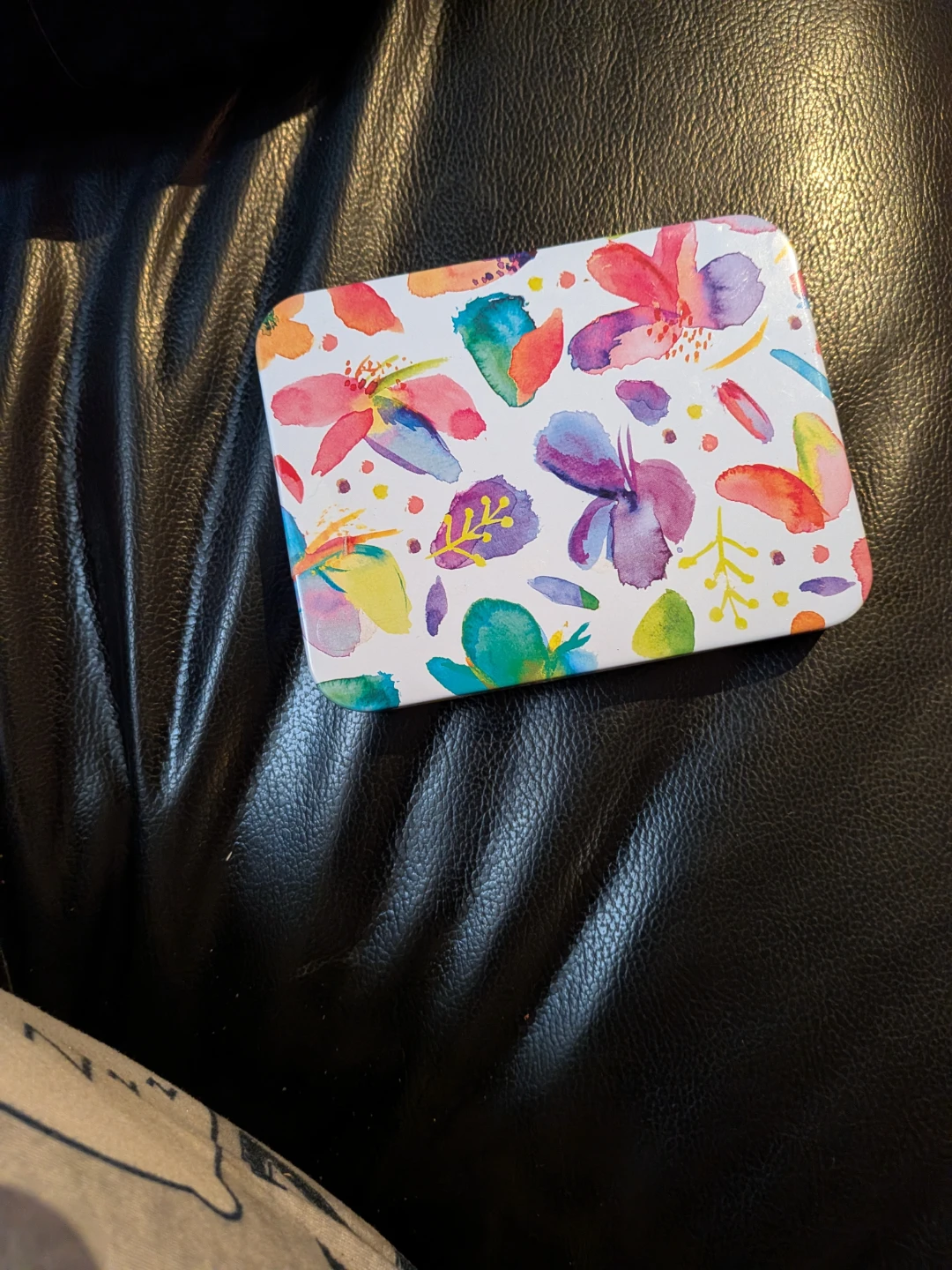Floral Print Small Tin Box - photo 3