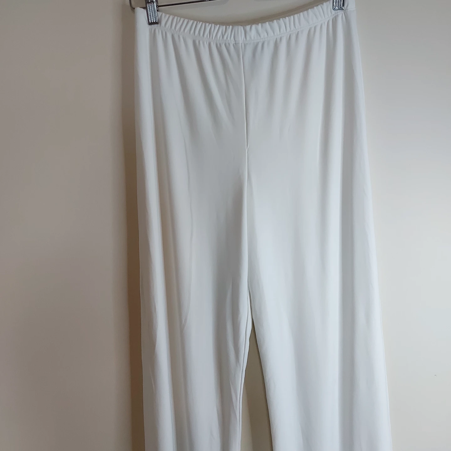 Frank Lyman White Wide Leg Pants Size 8