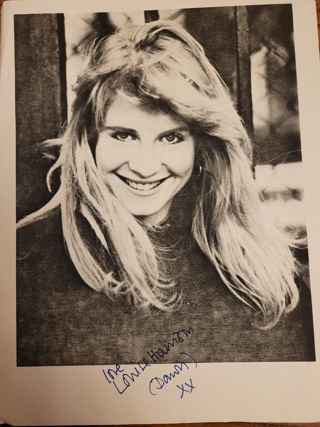 Autographed Photo - Louise Hammon (Dawn)