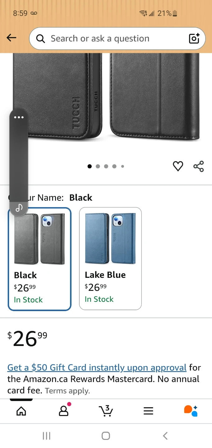 TUCC Case for iPhone 15 6.1" (Black)