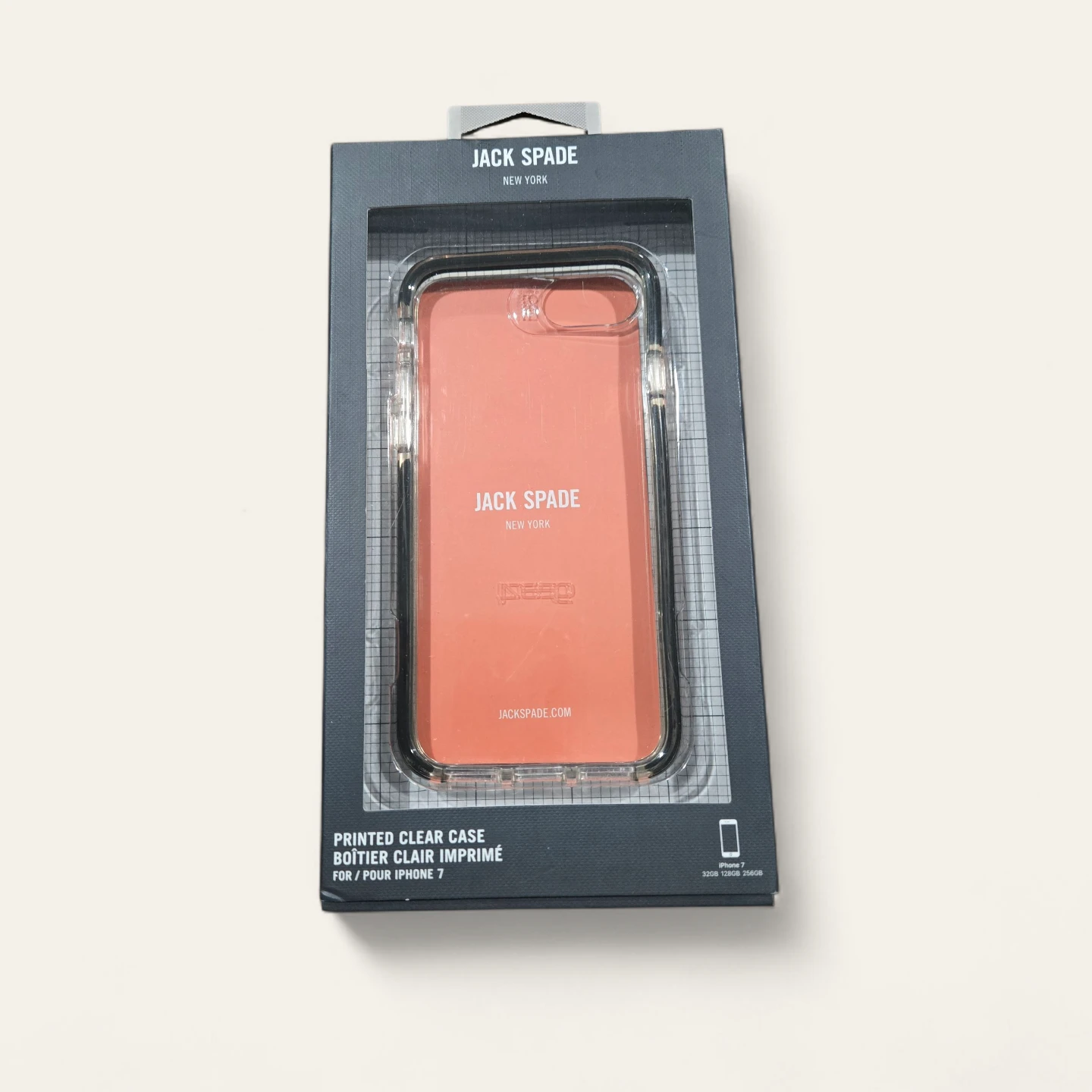 Jack Spade Printed Clear Case for iPhone 7