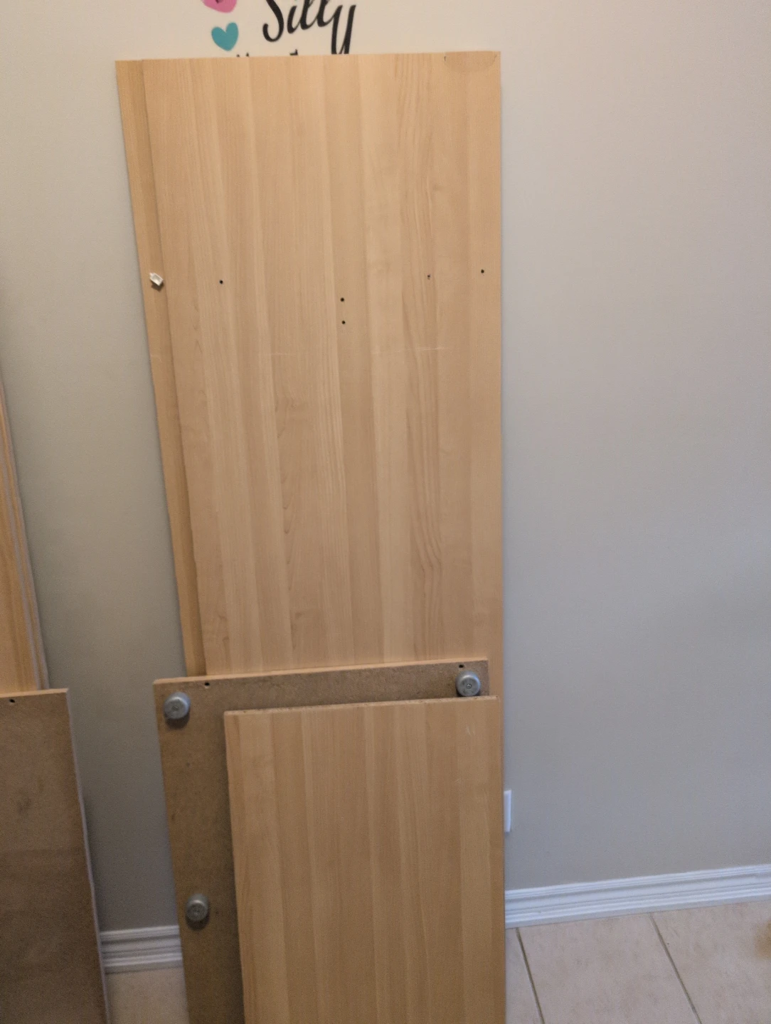 Light Wood Veneer Cabinet Doors