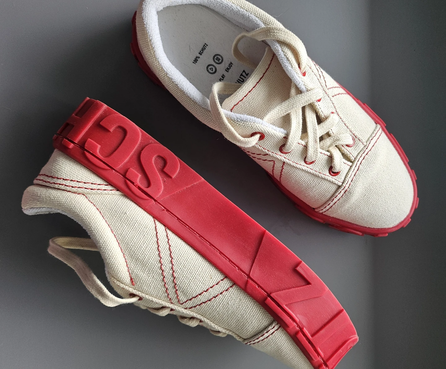 Schutz Canvas Shoes - Size 7 US/ 37 EUR - photo 3