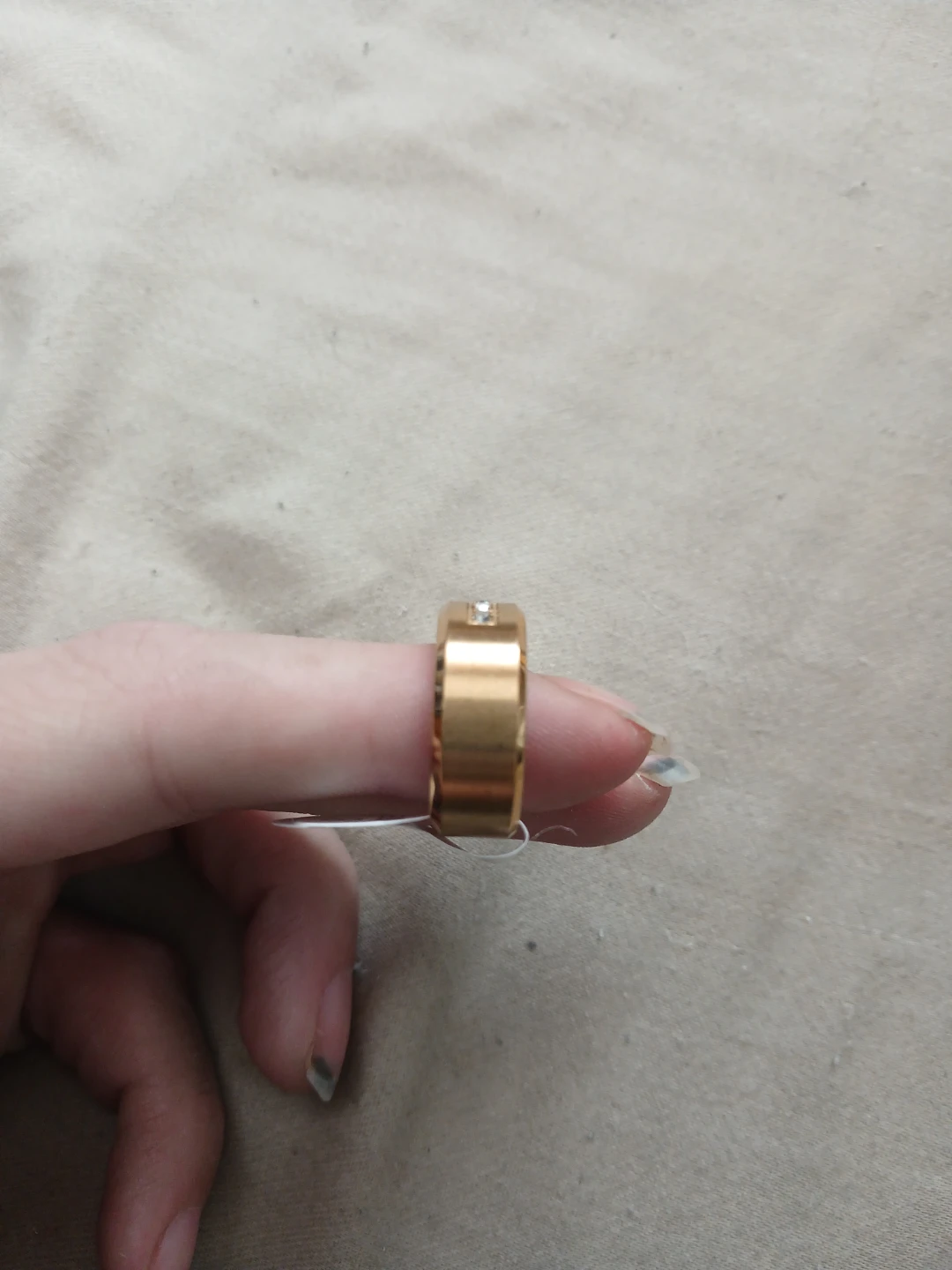 Tungsten Carbide And Synthetic Cubic Zirconia Ring - photo 5