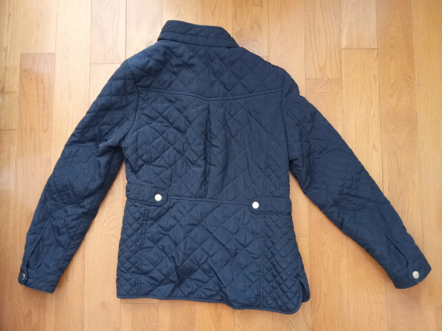 ZARA GIRLS Quilted Navy Blue Jacket Size 11/12 - photo 3